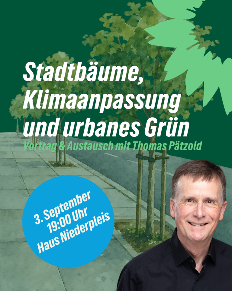Grüne Runde 03. September – Wie machen wir Sankt Augustin fit für den Klimawandel?